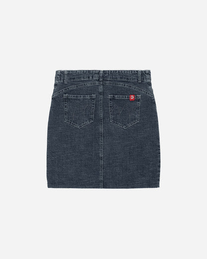 Pezze Vintage Wmns Met Denim Skirt White Skirts Mini 0772411 1