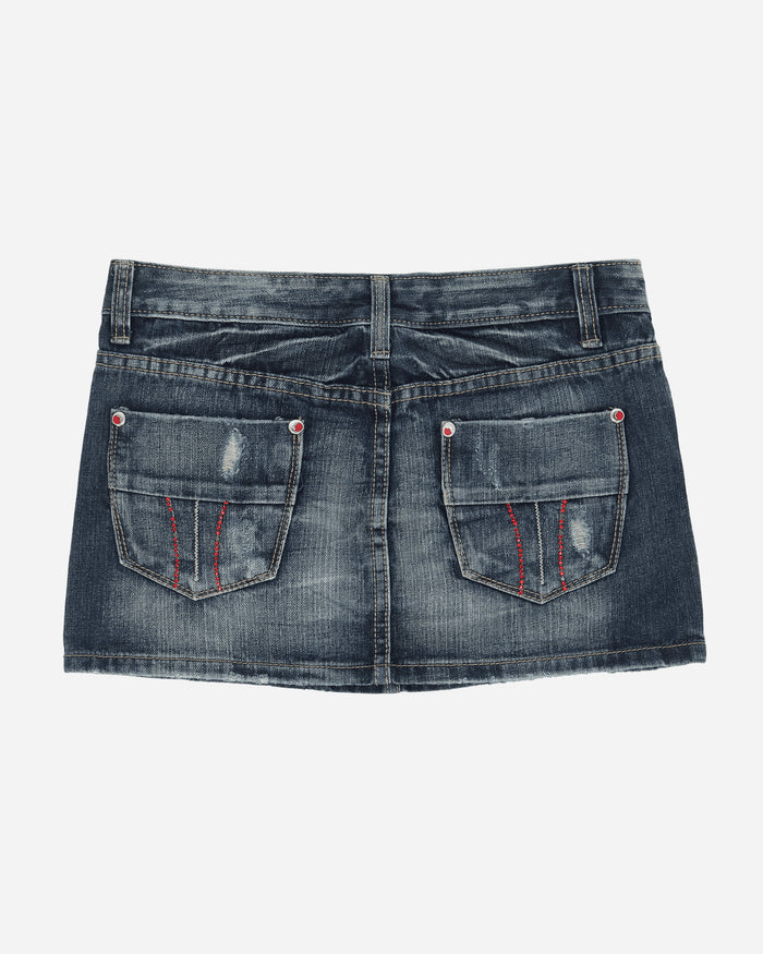Pezze Vintage Wmns Denim Mini Skirt From The 00S Blue Skirts Mini 0772413 1