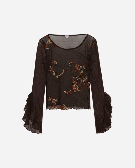 Pezze Vintage Wmns Long Sleeves Mesh Top Multi T-Shirts Longsleeve 0172418 1