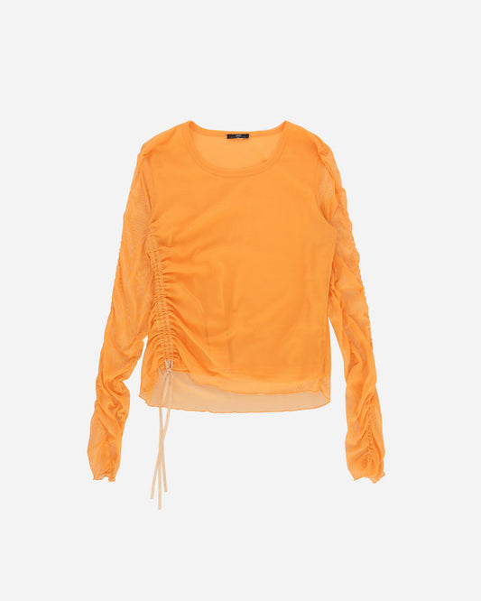 Pezze Vintage Wmns Mesh Top Orange T-Shirts Longsleeve 0172431 1