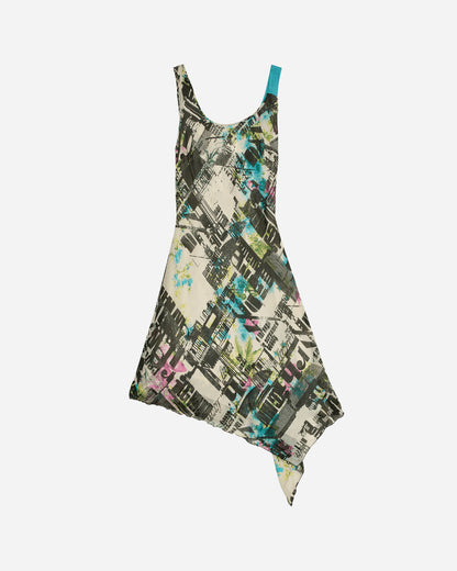 Pezze Vintage Wmns Silk Printed Dress Multi Dresses Dress Short 0472414 1