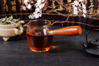 Wooden Handle Kyusu Cha Hai Pitcher with Yunnan Sourcing Logo | Yunnan Sourcing Tea Shop