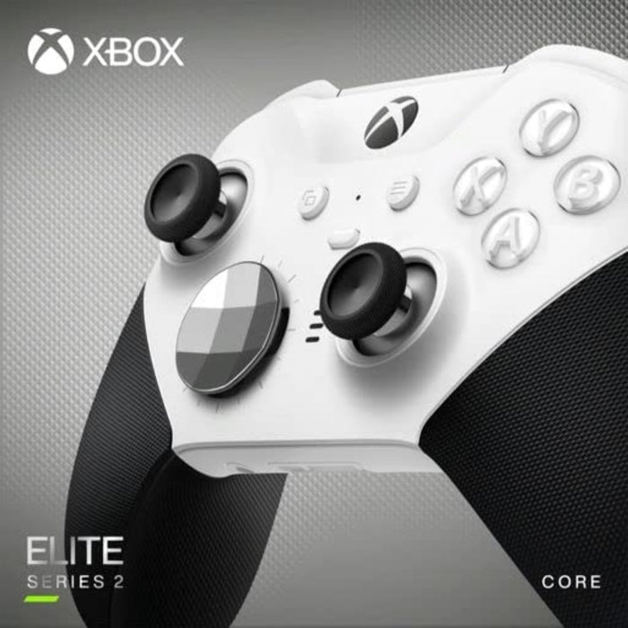 Xbox Elite Wireless Controller Series 2 Core – White - Xbox Series X|S, Xbox One, Windows PC, Android, and iOS
