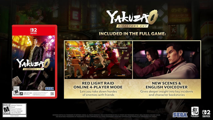 Yakuza 0: Director’s Cut - Nintendo Switch 2