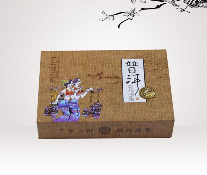 "Yunnan Beauties" Gifting Box for Pu-erh Brick Tea | Yunnan Sourcing Tea Shop