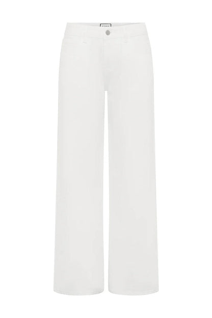 Zavi Straight Leg Jeans - White