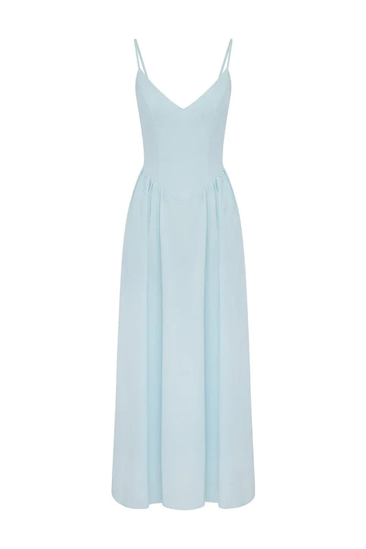 Zephy Maxi Dress - Sky Blue - SHOPJAUS - JAUS
